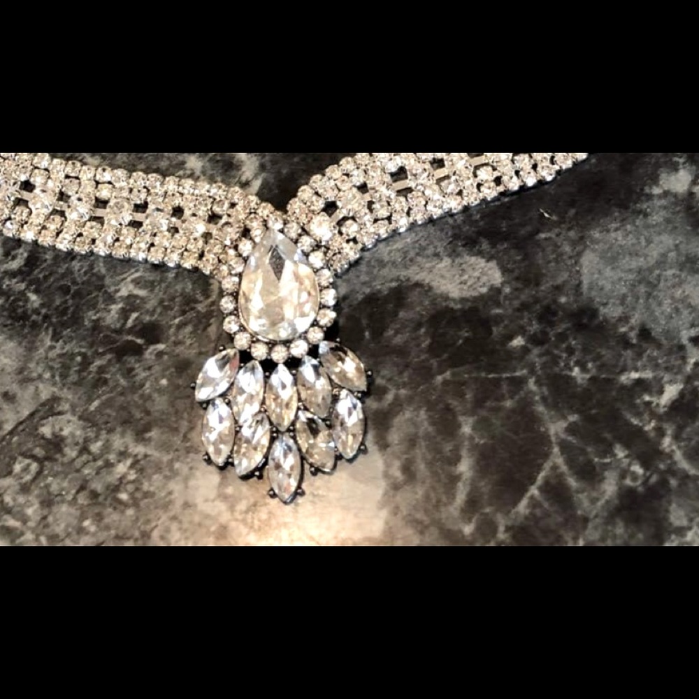 Custom made Rhinestone pet Collar - Picture 2 of 8